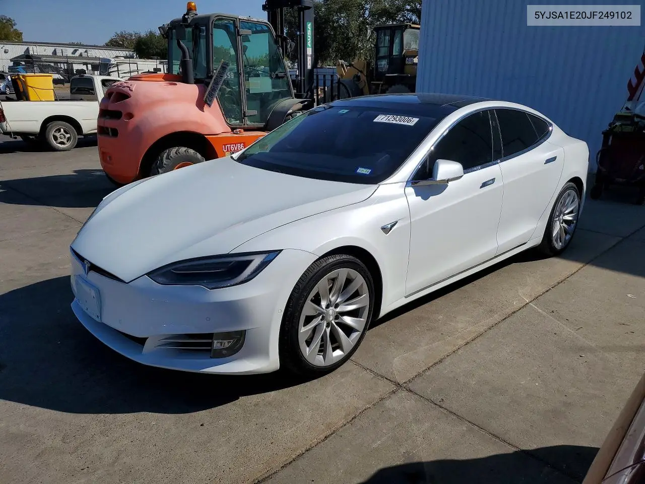 TESLA MODEL S 2018, VIN 5YJSA1E20JF249102