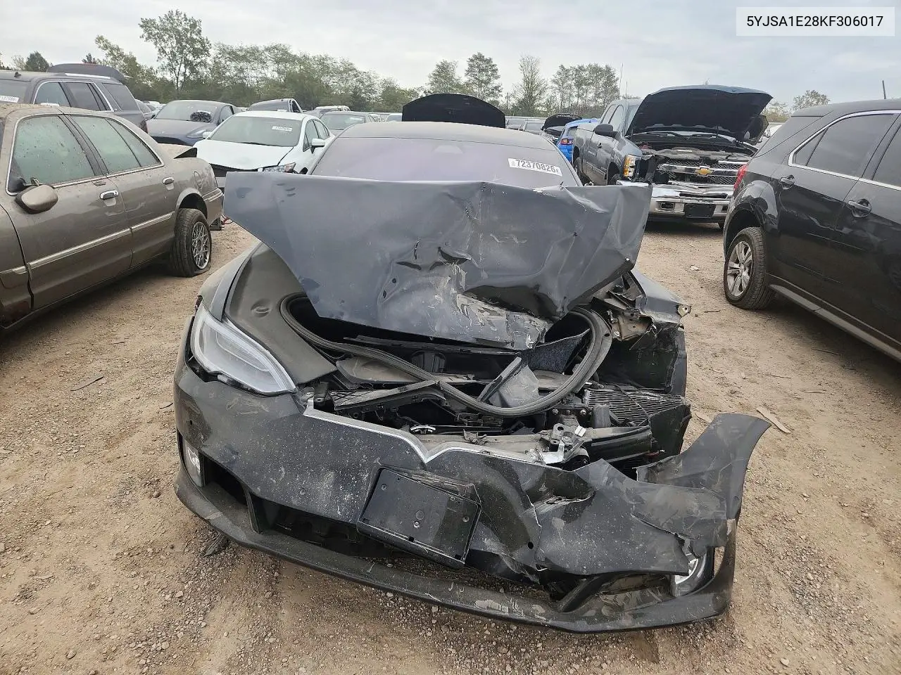 2019 TESLA MODEL S VIN 5YJSA1E28KF306017 — фото 5