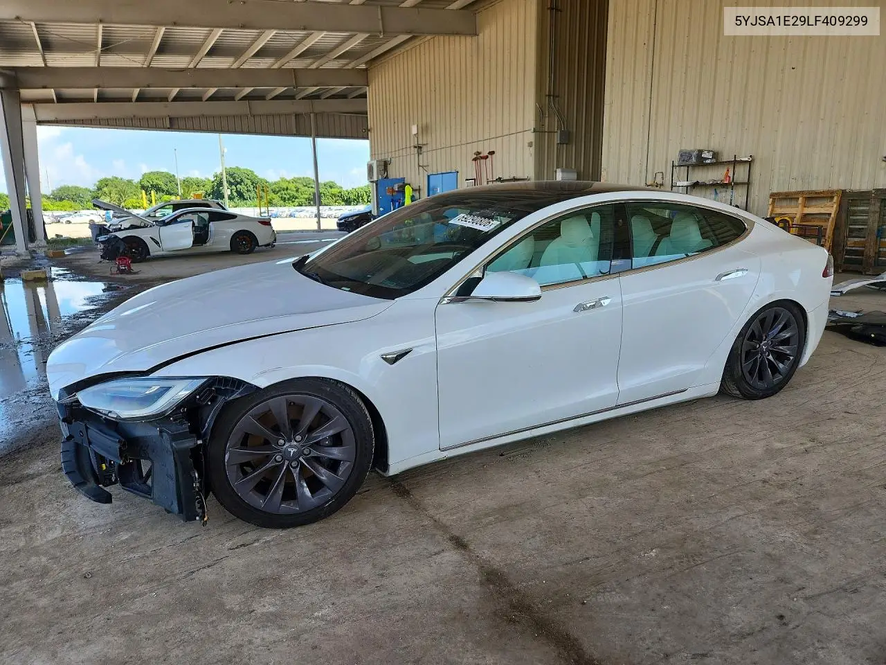 TESLA MODEL S 2020, VIN 5YJSA1E29LF409299