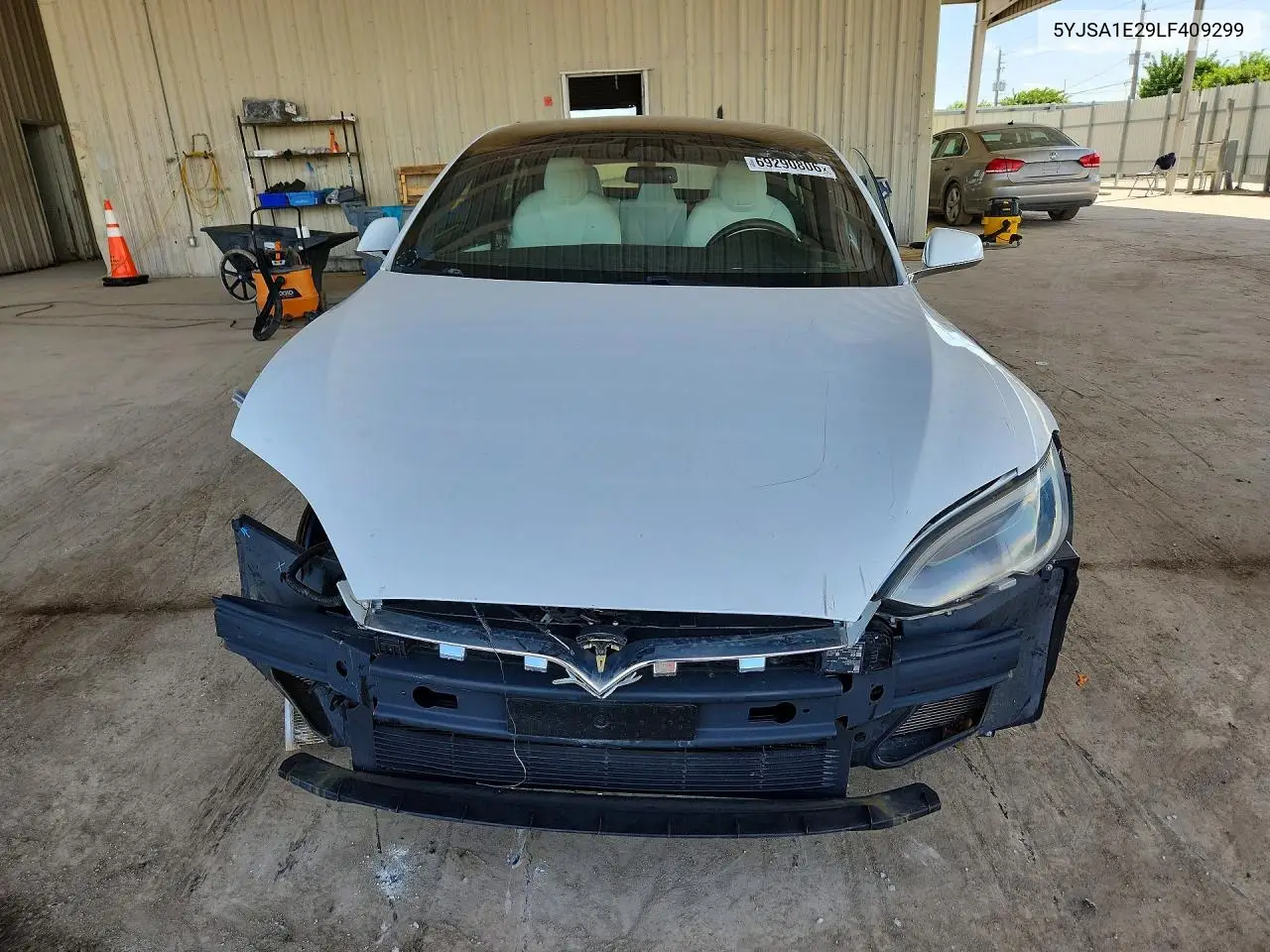 2020 TESLA MODEL S VIN 5YJSA1E29LF409299 — фото 5