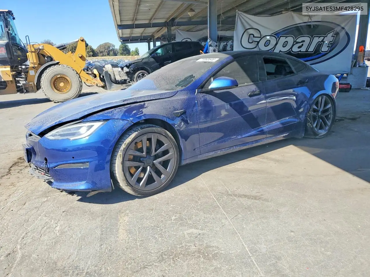 TESLA MODEL S 2021, VIN 5YJSA1E53MF428295