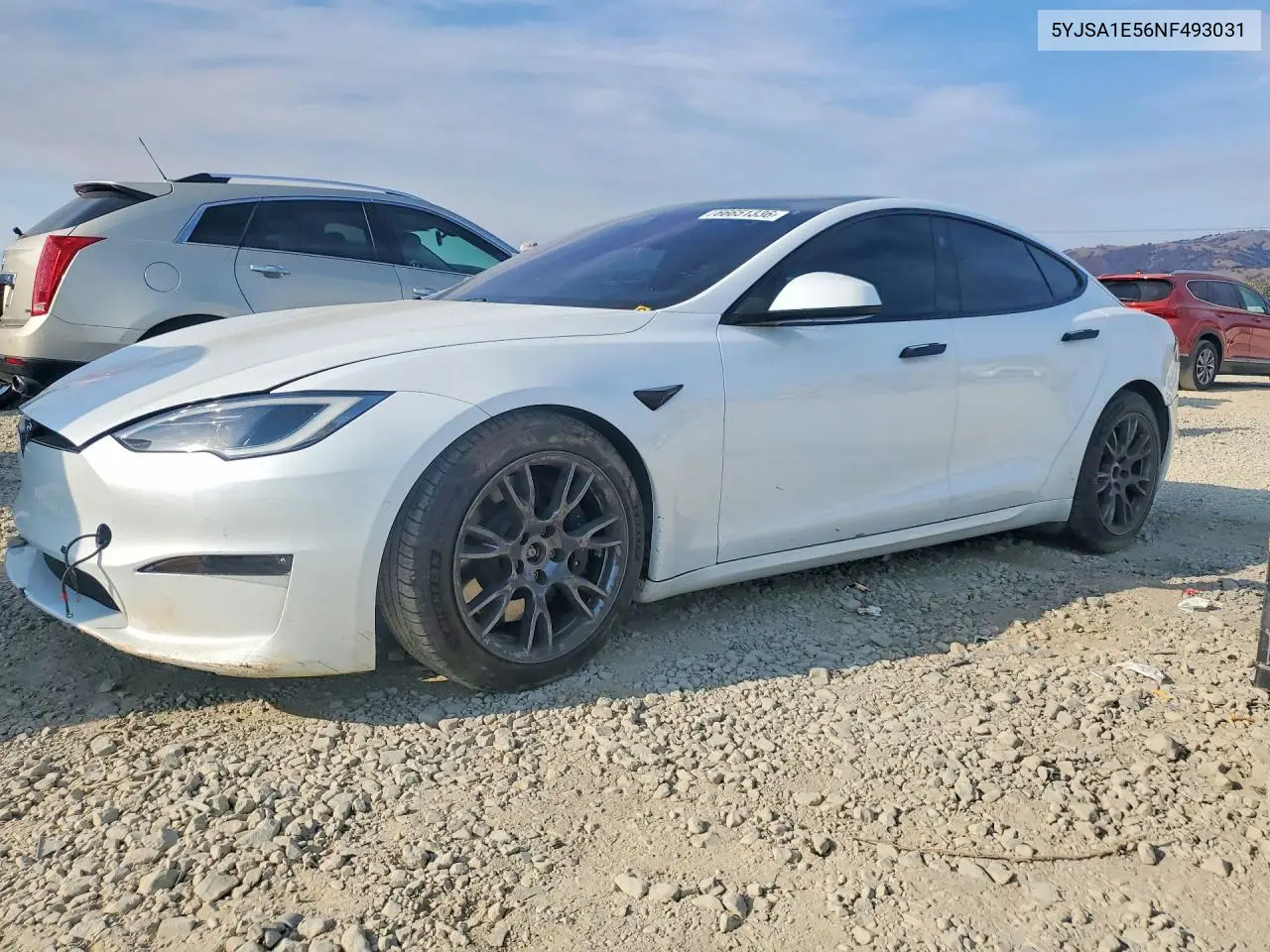 TESLA MODEL S 2022, VIN 5YJSA1E56NF493031