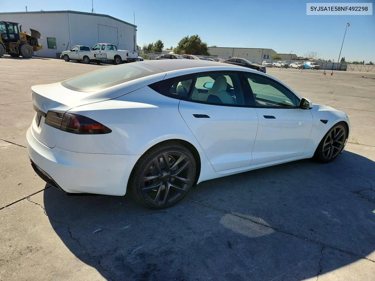 2022 TESLA MODEL S VIN 5YJSA1E58NF492298 — фото 3