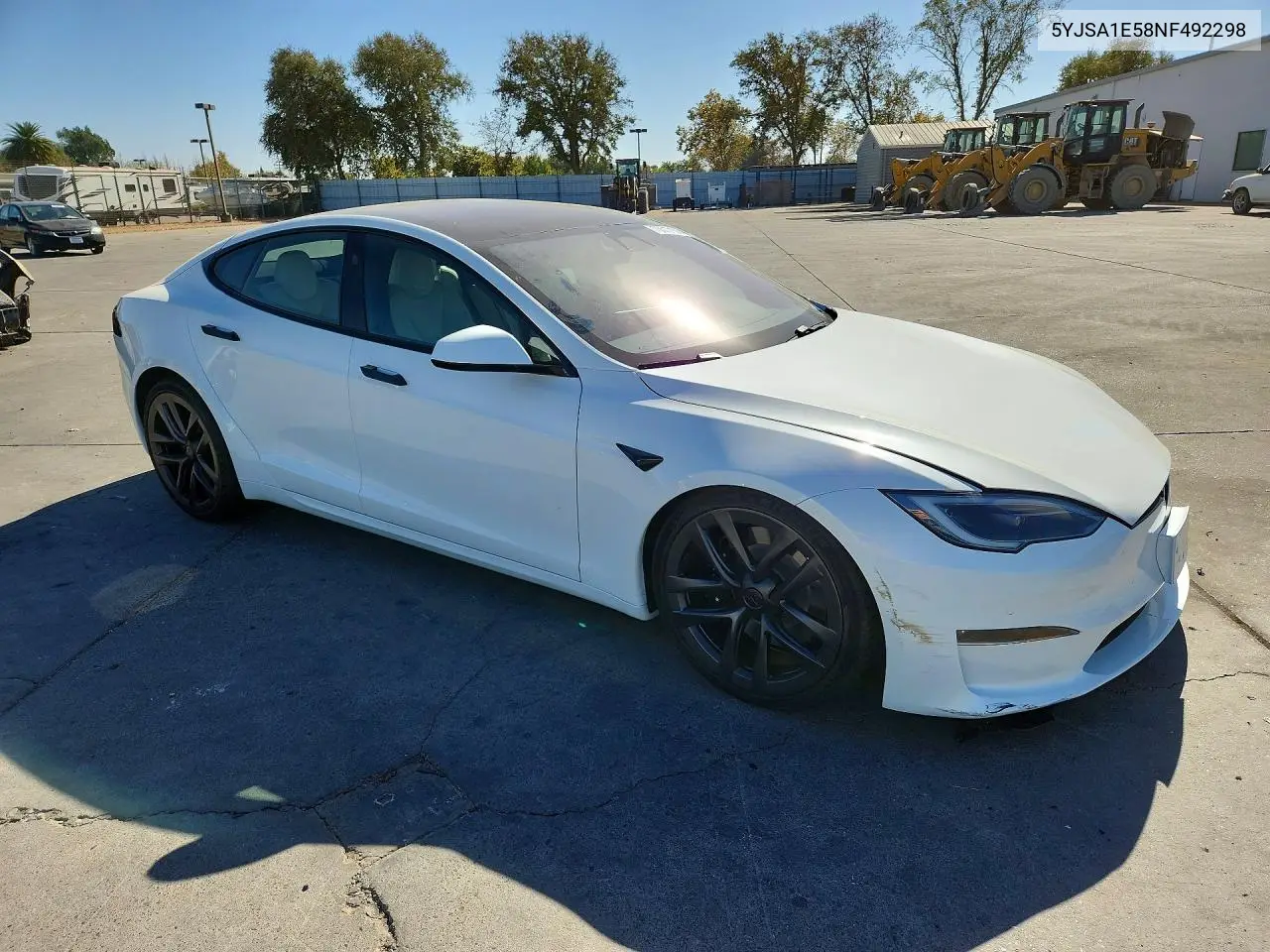 2022 TESLA MODEL S VIN 5YJSA1E58NF492298 — фото 4