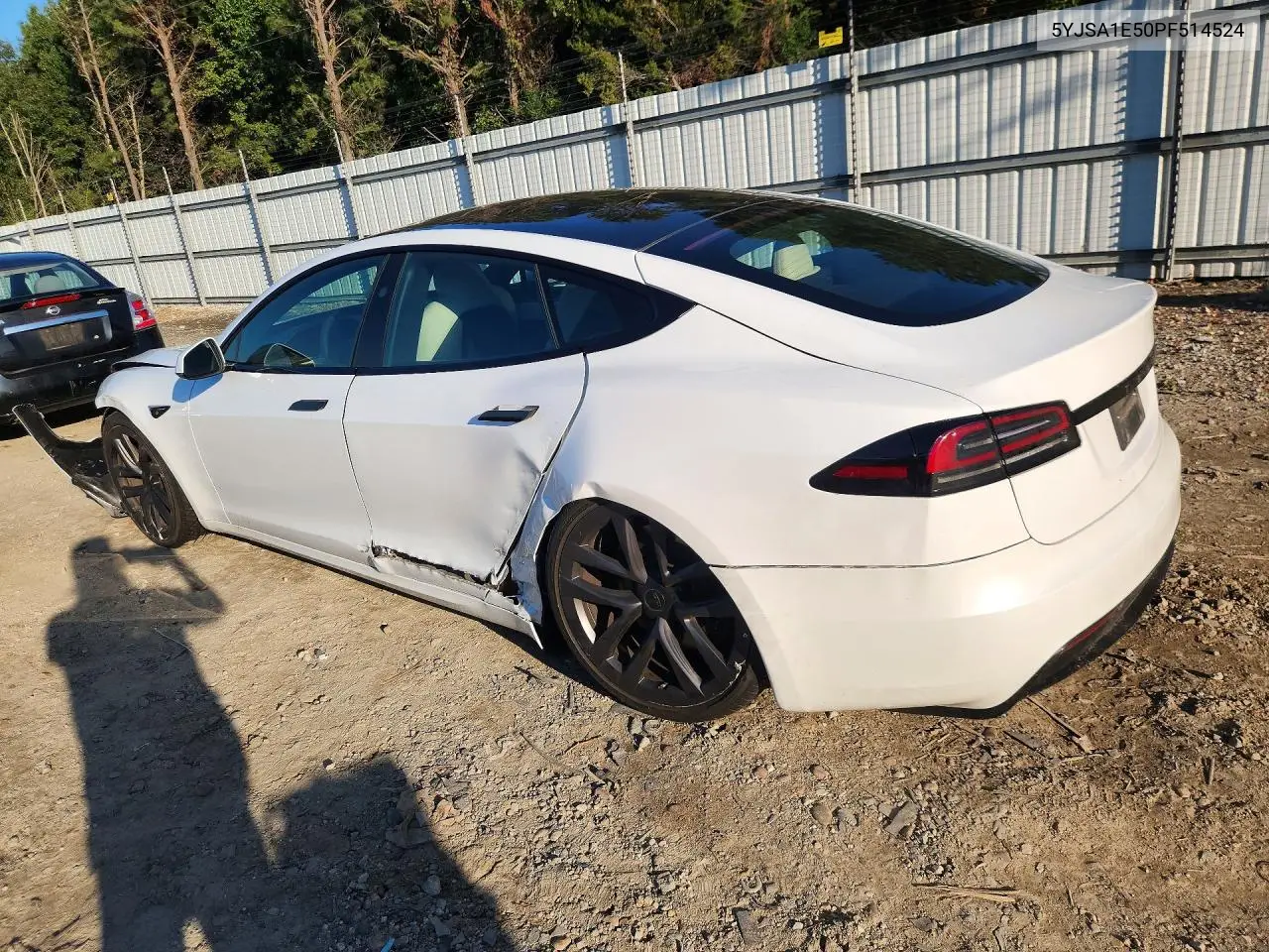 2023 TESLA MODEL S VIN 5YJSA1E50PF514524 — фото 2