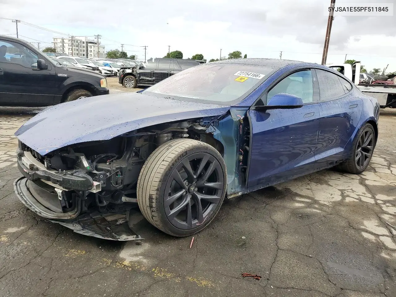 TESLA MODEL S 2023, VIN 5YJSA1E55PF511845
