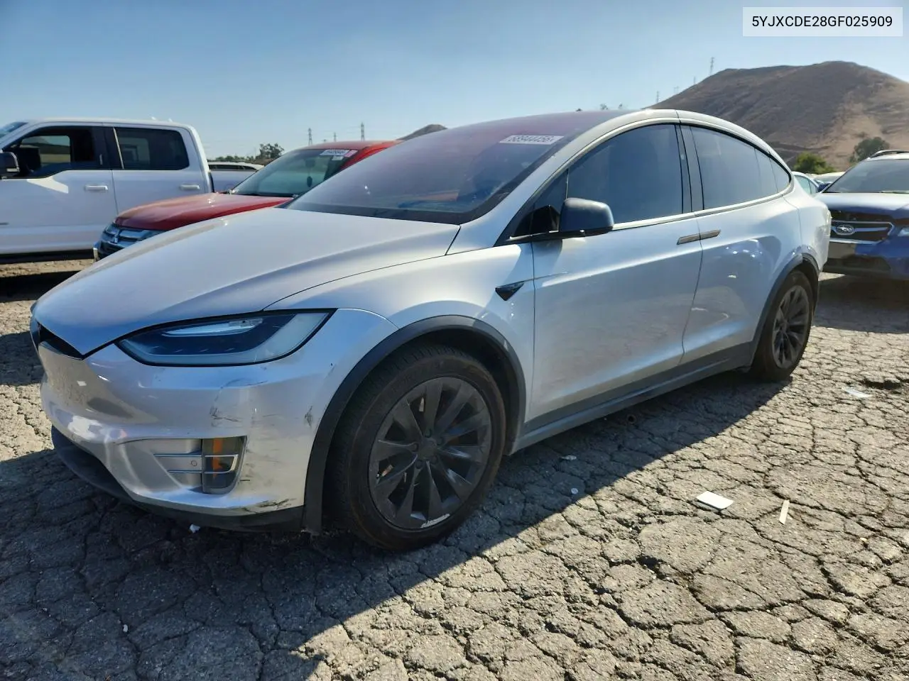 TESLA MODEL X 2016, VIN 5YJXCDE28GF025909