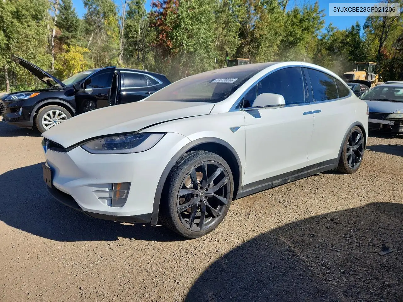 TESLA MODEL X 2016, VIN 5YJXCBE23GF021206