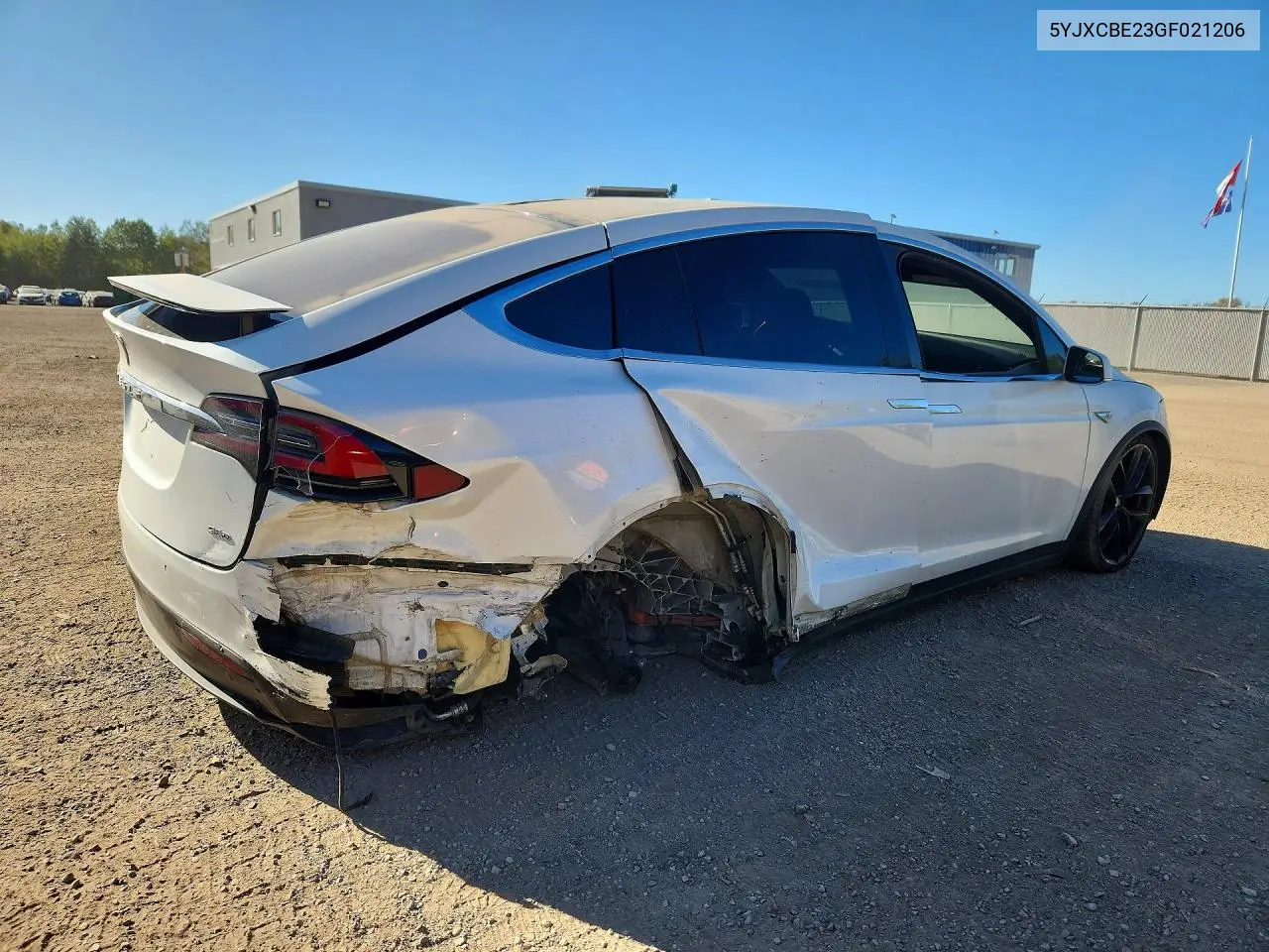 2016 TESLA MODEL X VIN 5YJXCBE23GF021206 — фото 3