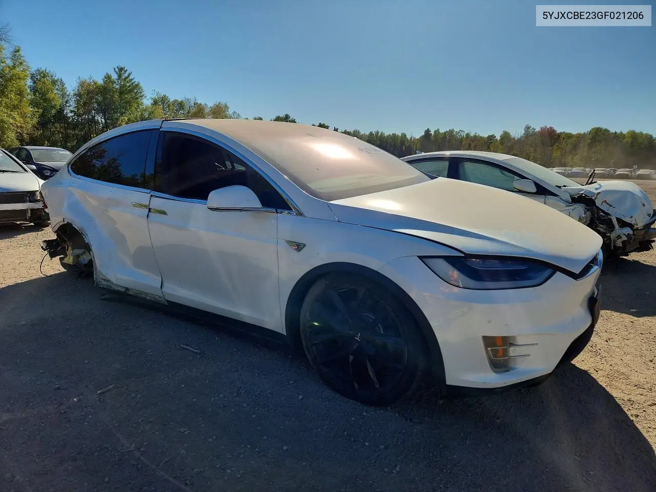 2016 TESLA MODEL X VIN 5YJXCBE23GF021206 — фото 4