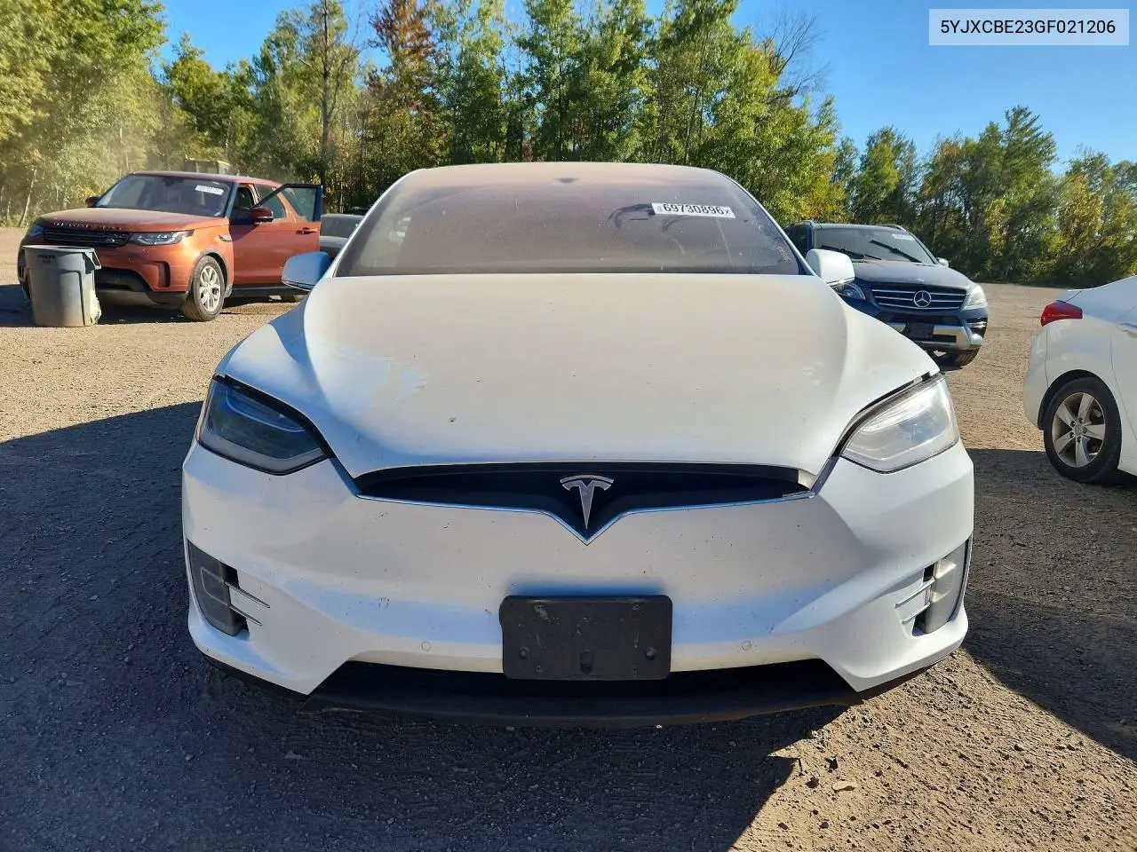 2016 TESLA MODEL X VIN 5YJXCBE23GF021206 — фото 5