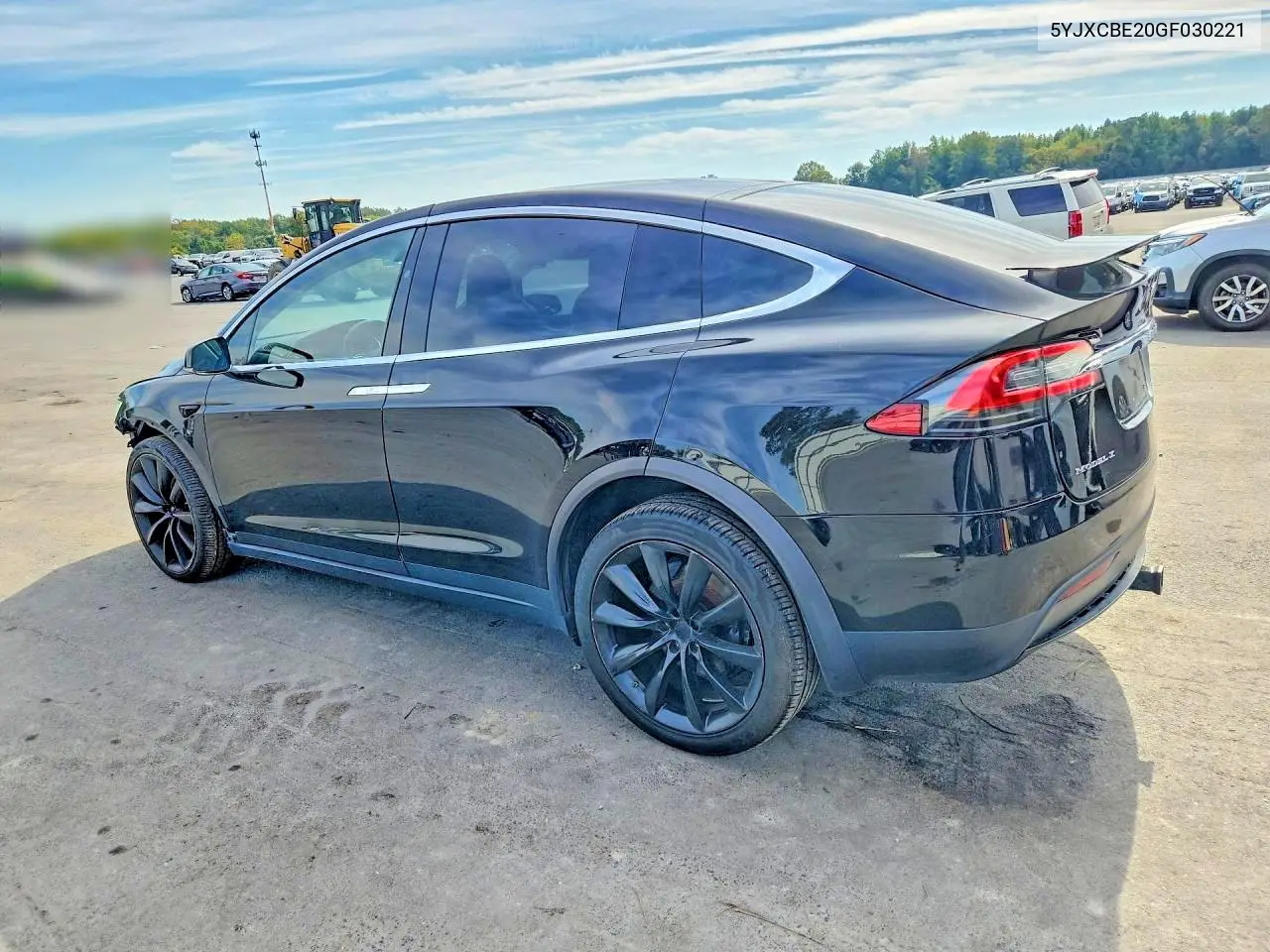 2016 TESLA MODEL X VIN 5YJXCBE20GF030221 — фото 2
