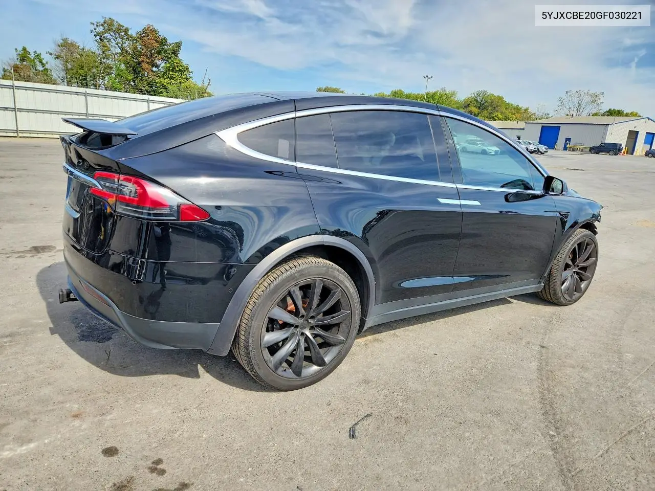 2016 TESLA MODEL X VIN 5YJXCBE20GF030221 — фото 3