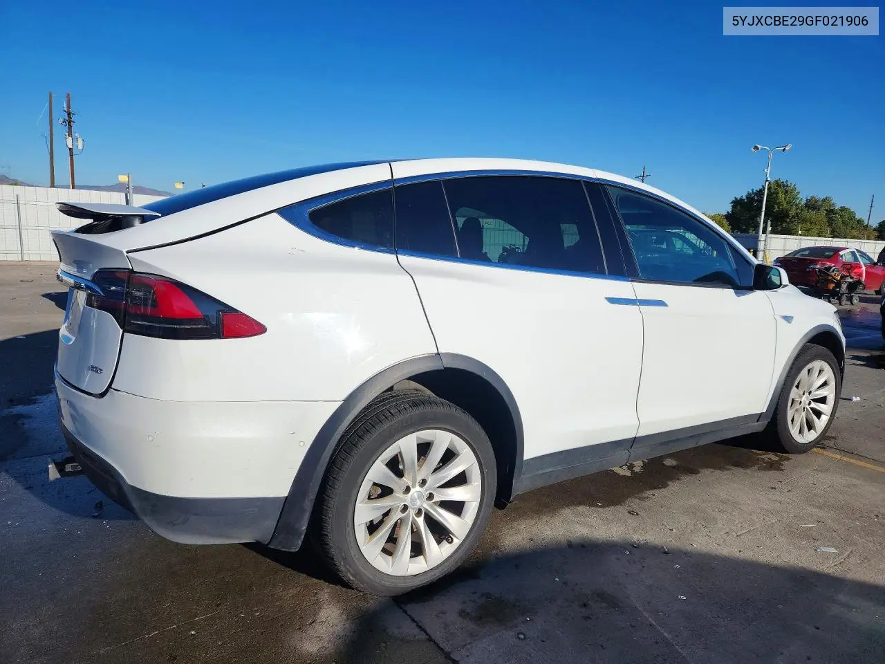 2016 TESLA MODEL X VIN 5YJXCBE29GF021906 — фото 3