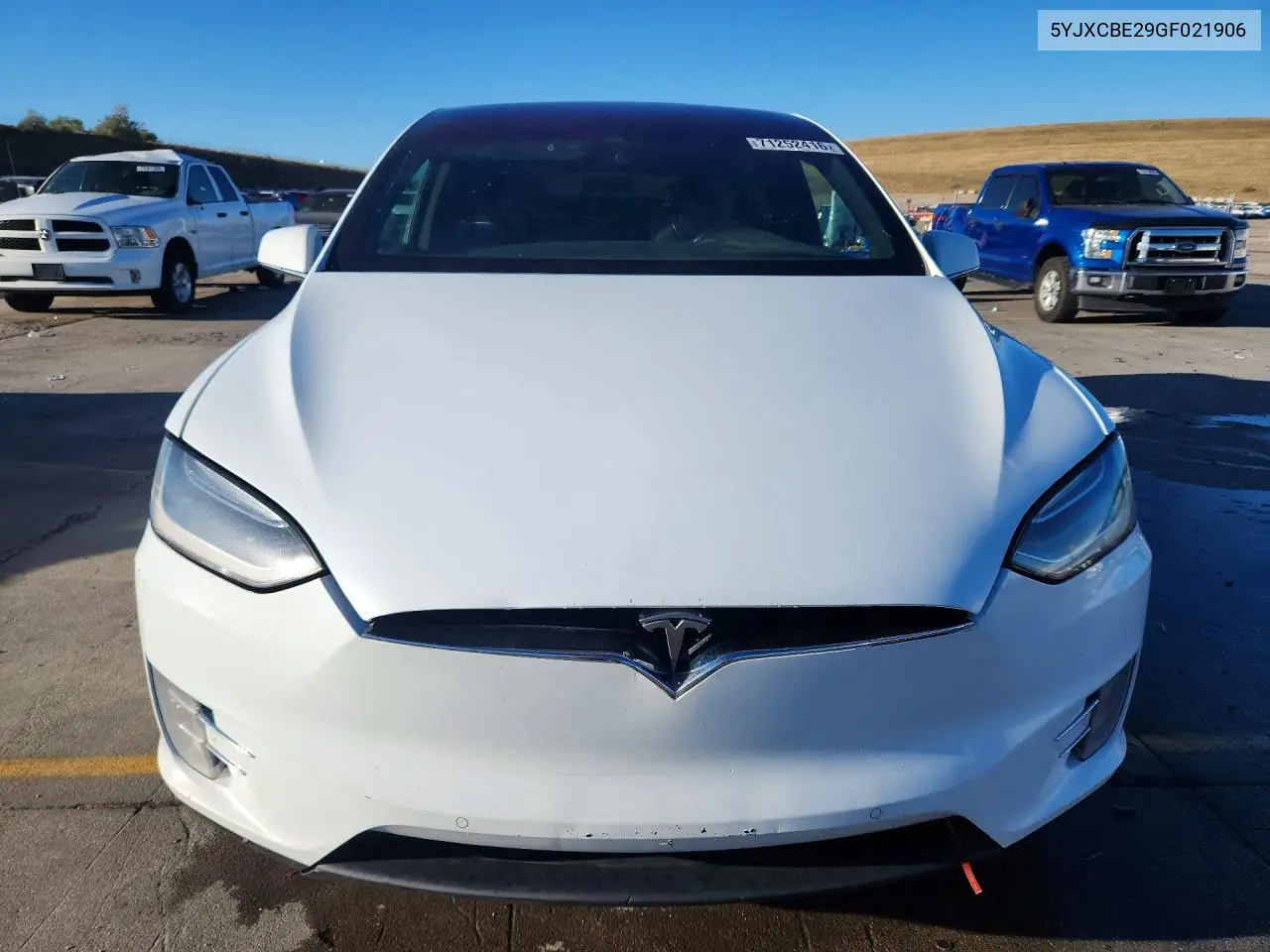 2016 TESLA MODEL X VIN 5YJXCBE29GF021906 — фото 5