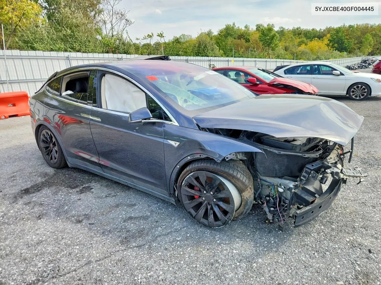 2016 TESLA MODEL X VIN 5YJXCBE40GF004445 — фото 4