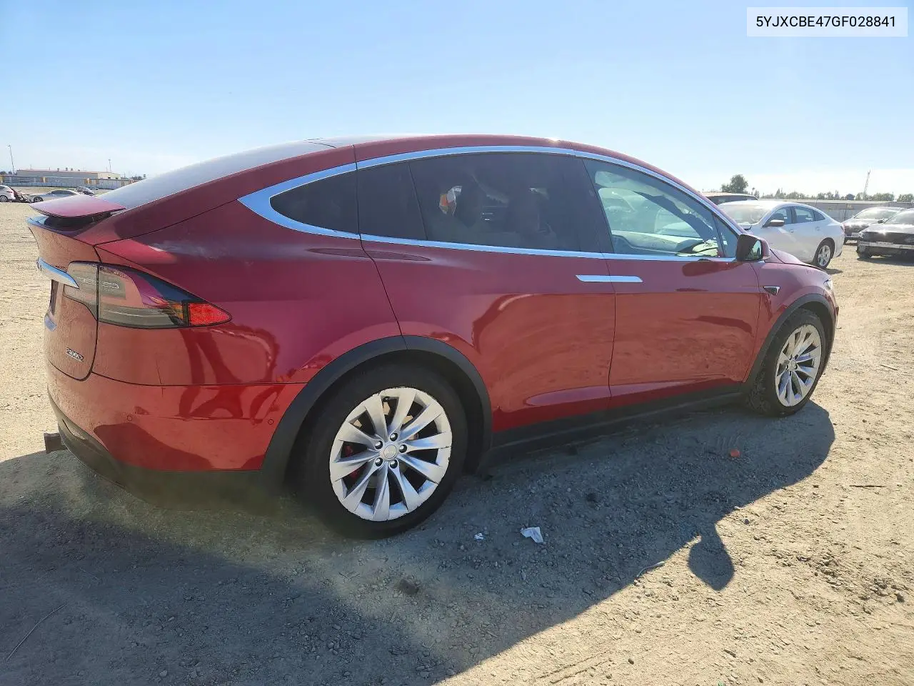 2016 TESLA MODEL X VIN 5YJXCBE47GF028841 — фото 3
