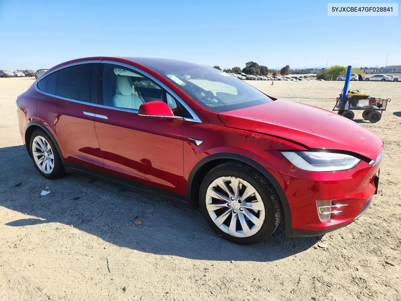 2016 TESLA MODEL X VIN 5YJXCBE47GF028841 — фото 4