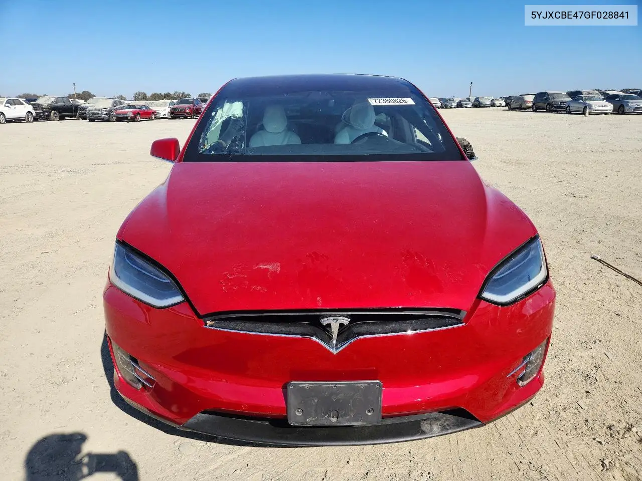 2016 TESLA MODEL X VIN 5YJXCBE47GF028841 — фото 5