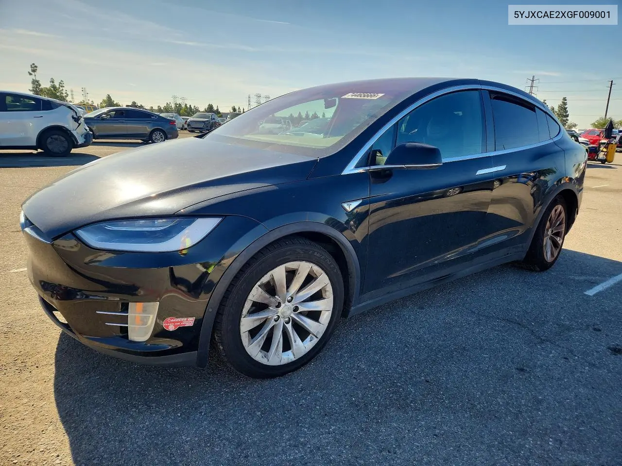 TESLA MODEL X 2016, VIN 5YJXCAE2XGF009001