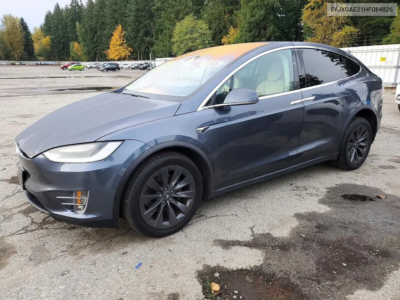 TESLA MODEL X 2017, VIN 5YJXCAE21HF064826