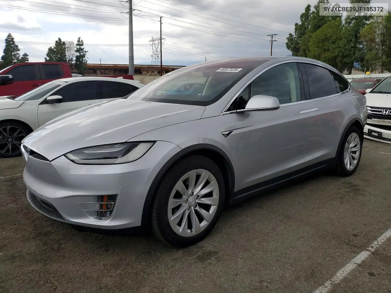 TESLA MODEL X 2018, VIN 5YJXCBE29JF115372