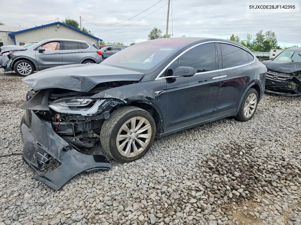 TESLA MODEL X 2018, VIN 5YJXCDE28JF142395