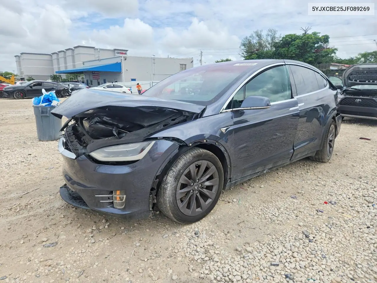 TESLA MODEL X 2018, VIN 5YJXCBE25JF089269