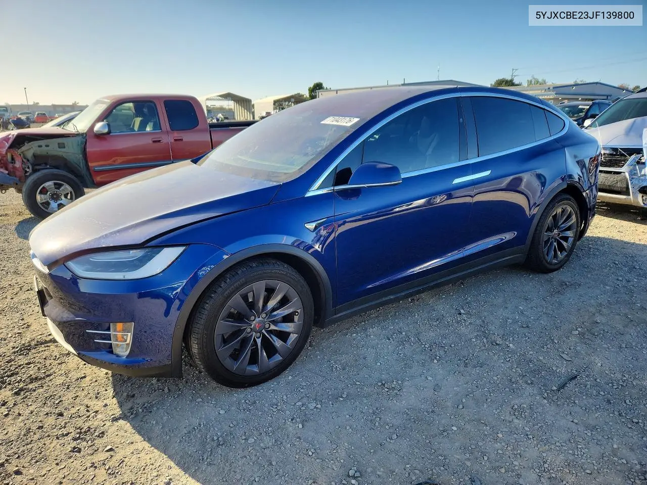 TESLA MODEL X 2018, VIN 5YJXCBE23JF139800