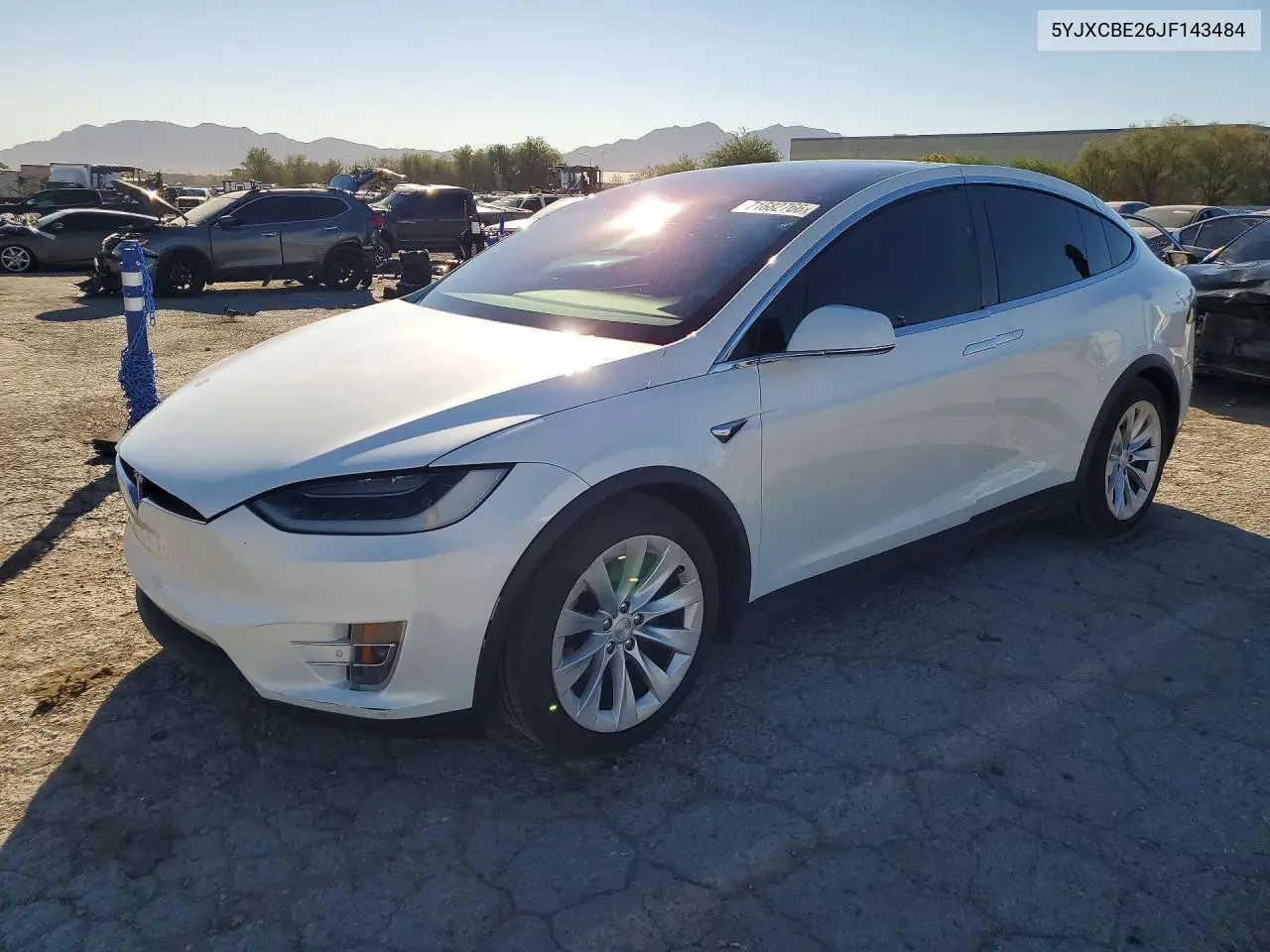 TESLA MODEL X 2018, VIN 5YJXCBE26JF143484