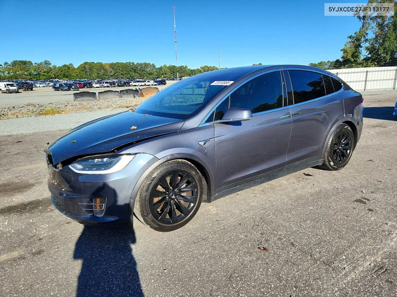 TESLA MODEL X 2018, VIN 5YJXCDE27JF113177