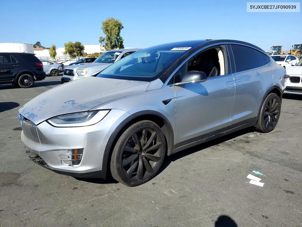 TESLA MODEL X 2018, VIN 5YJXCBE27JF090939