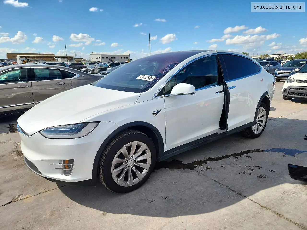TESLA MODEL X 2018, VIN 5YJXCDE24JF101018