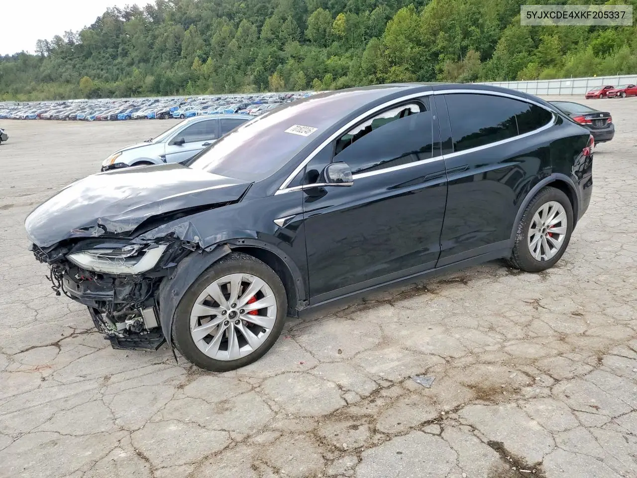 TESLA MODEL X 2019, VIN 5YJXCDE4XKF205337