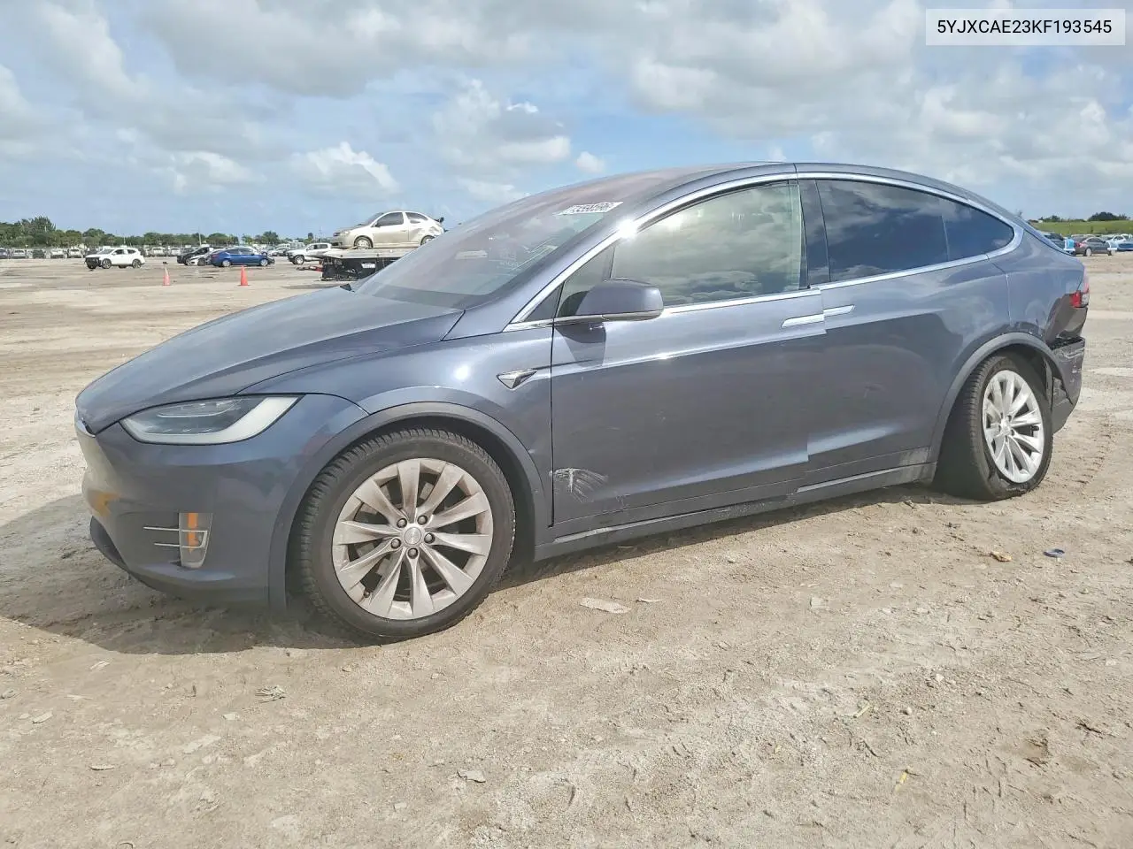 TESLA MODEL X 2019, VIN 5YJXCAE23KF193545
