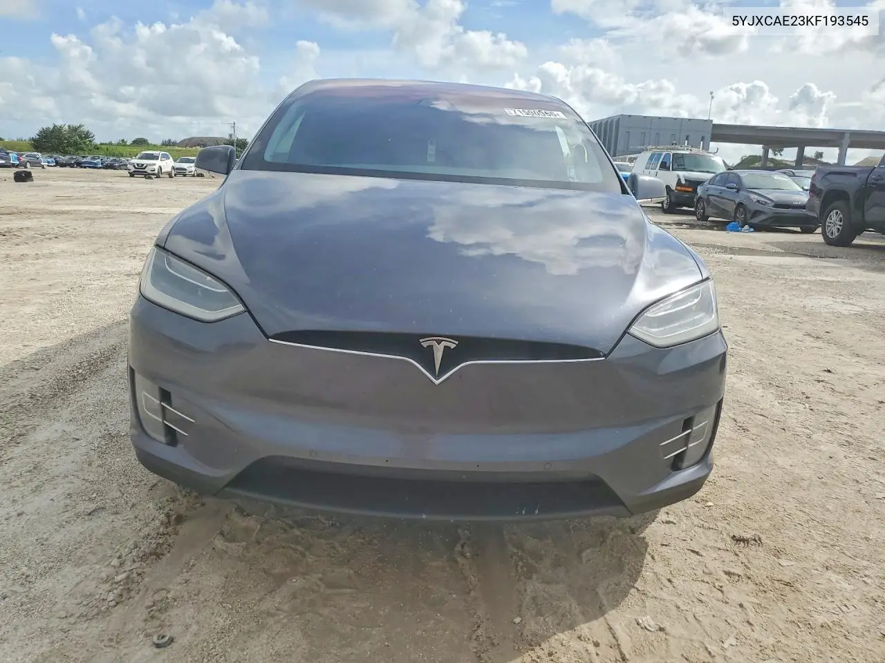 2019 TESLA MODEL X VIN 5YJXCAE23KF193545 — фото 5
