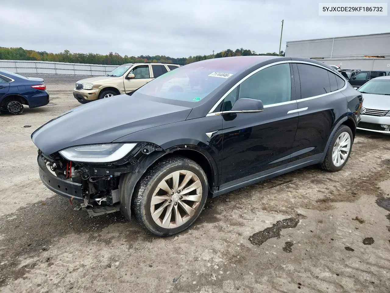 TESLA MODEL X 2019, VIN 5YJXCDE29KF186732