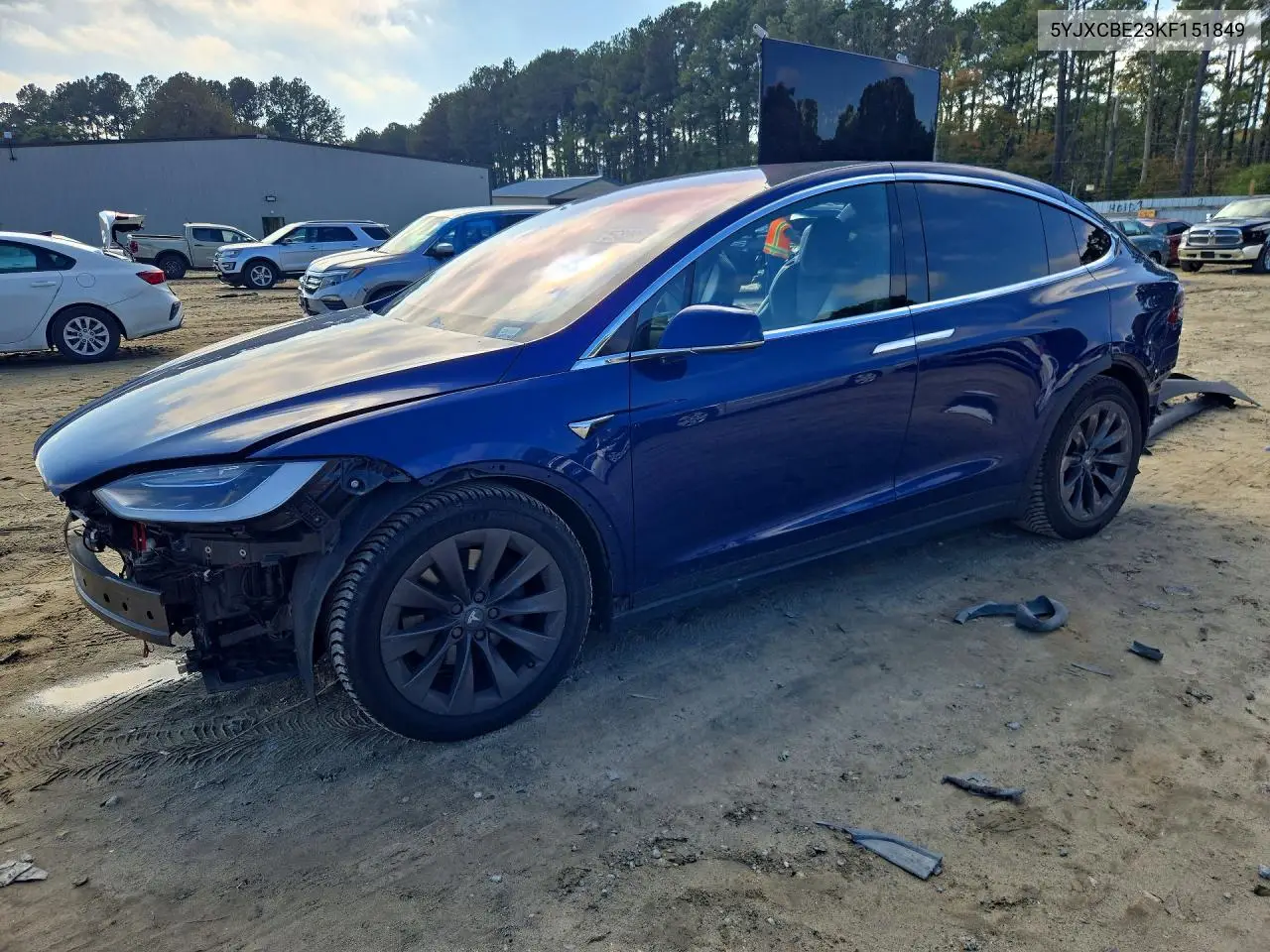 TESLA MODEL X 2019, VIN 5YJXCBE23KF151849