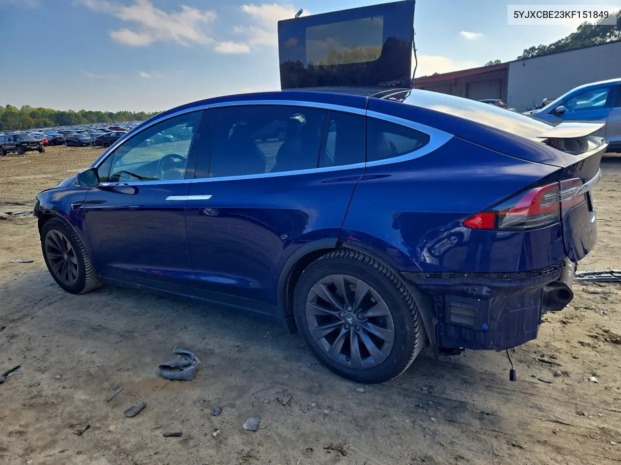 2019 TESLA MODEL X VIN 5YJXCBE23KF151849 — фото 2