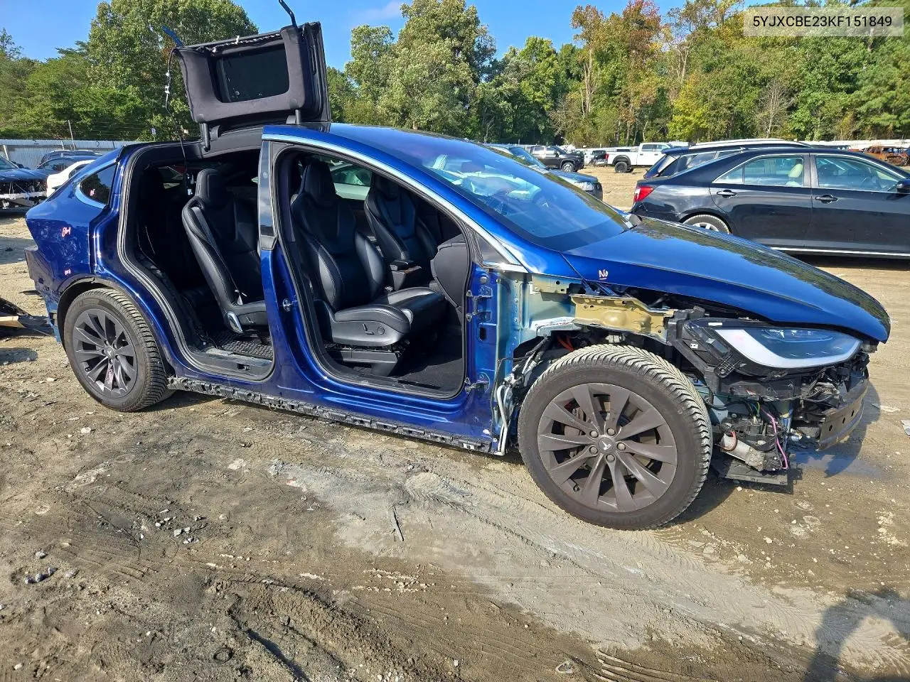2019 TESLA MODEL X VIN 5YJXCBE23KF151849 — фото 4