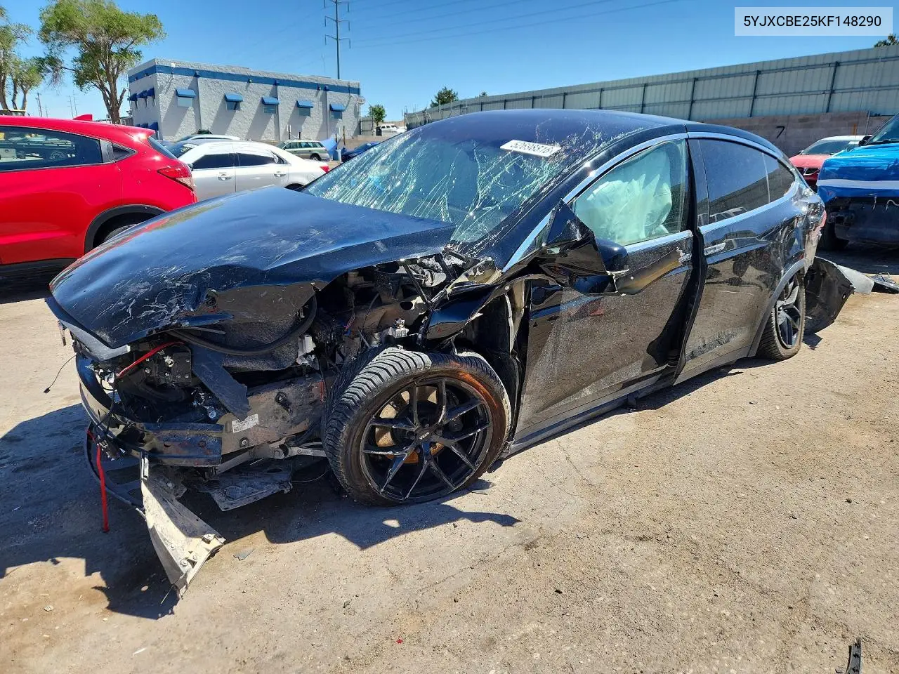 TESLA MODEL X 2019, VIN 5YJXCBE25KF148290