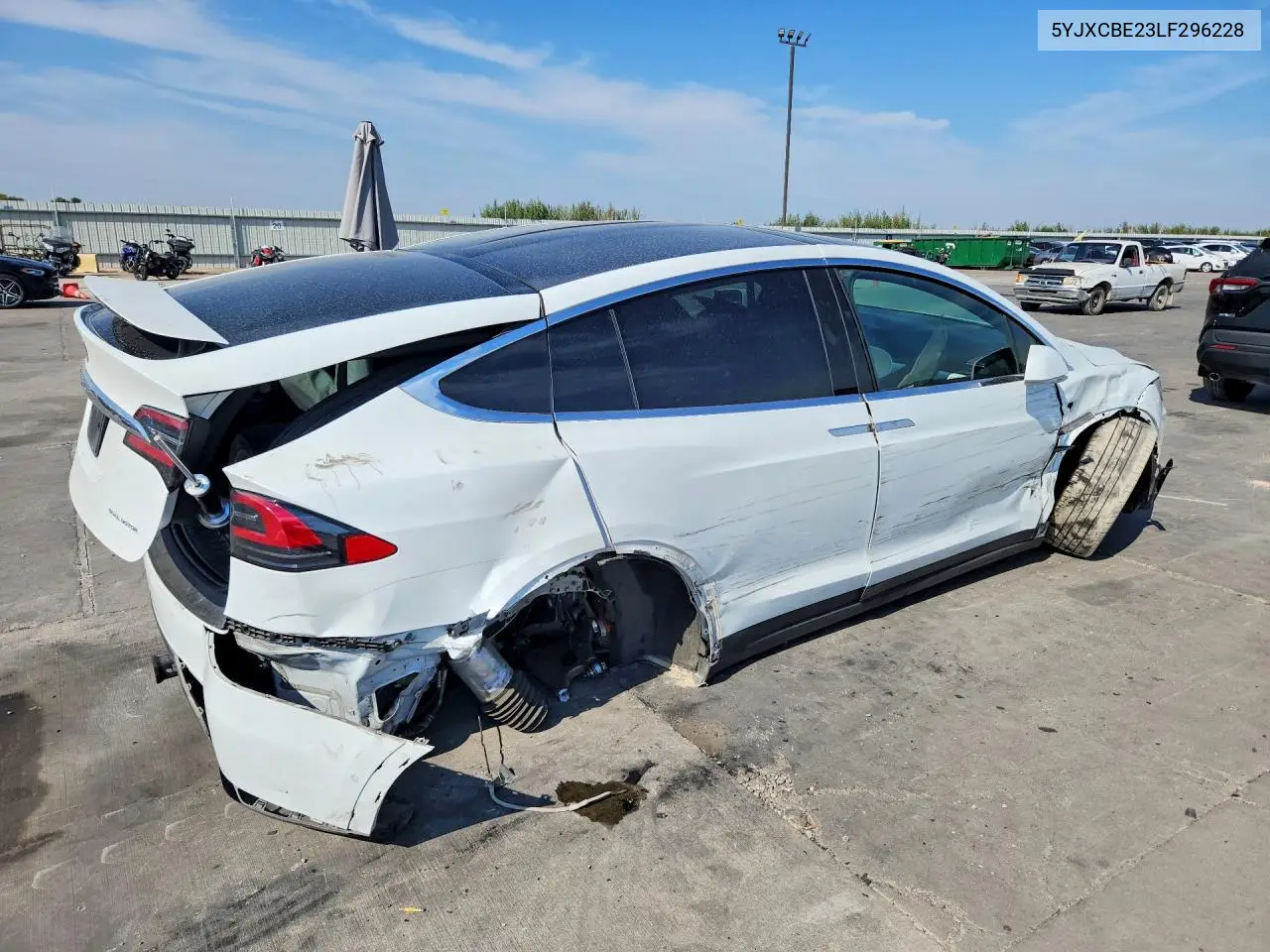 2020 TESLA MODEL X VIN 5YJXCBE23LF296228 — фото 3