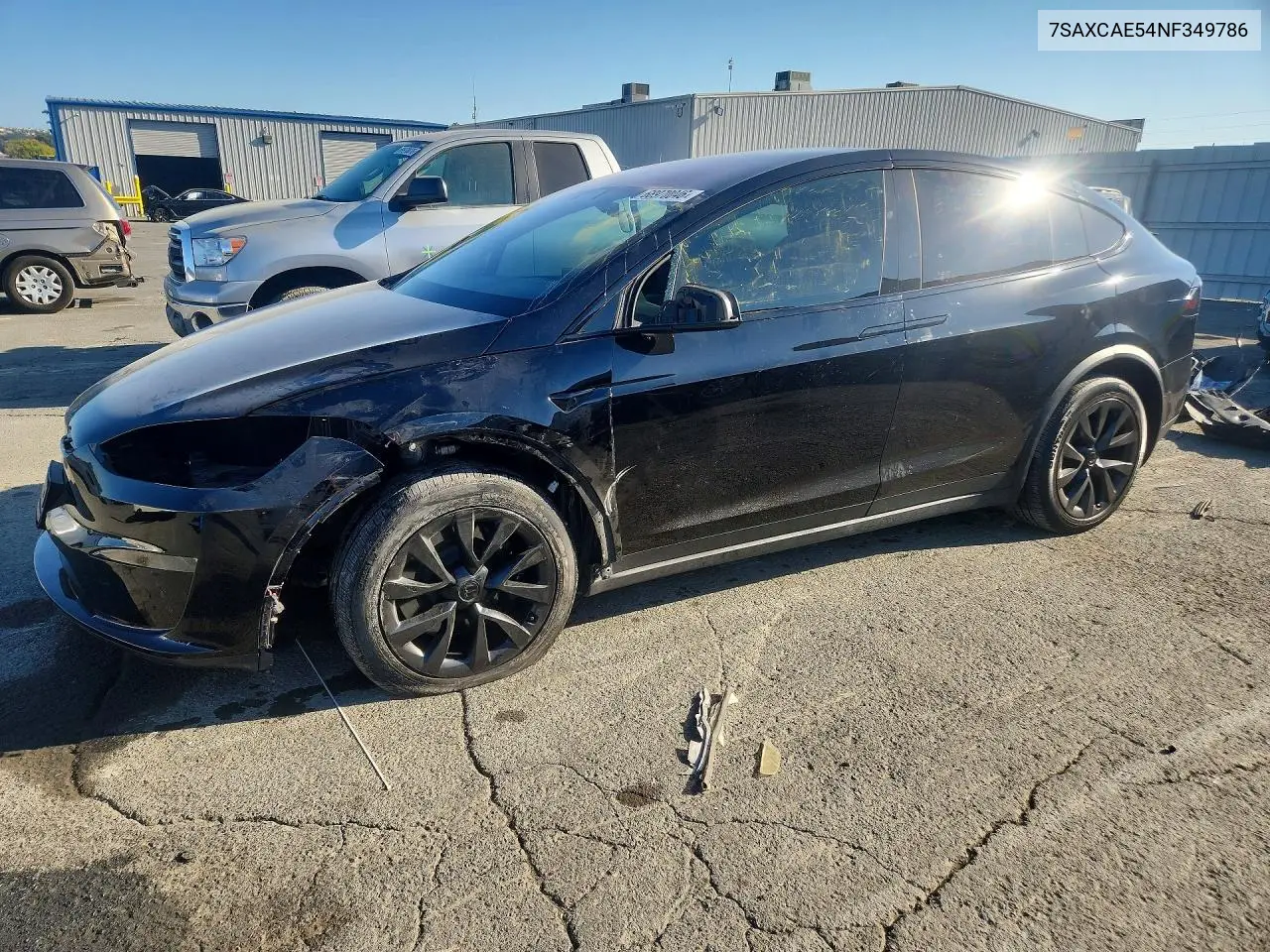 TESLA MODEL X 2022, VIN 7SAXCAE54NF349786