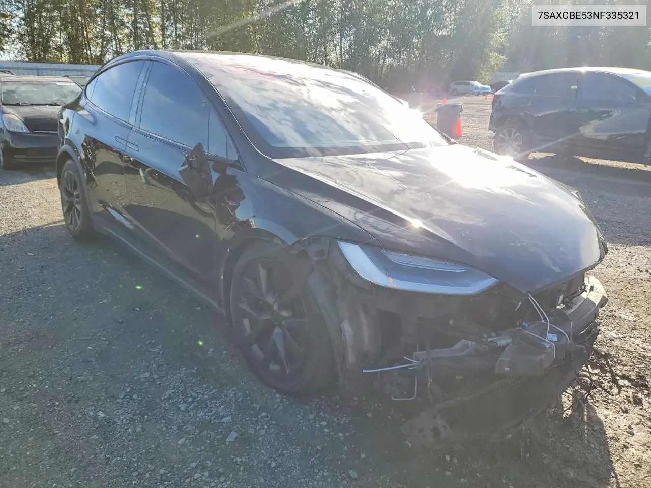 2022 TESLA MODEL X VIN 7SAXCBE53NF335321 — фото 4
