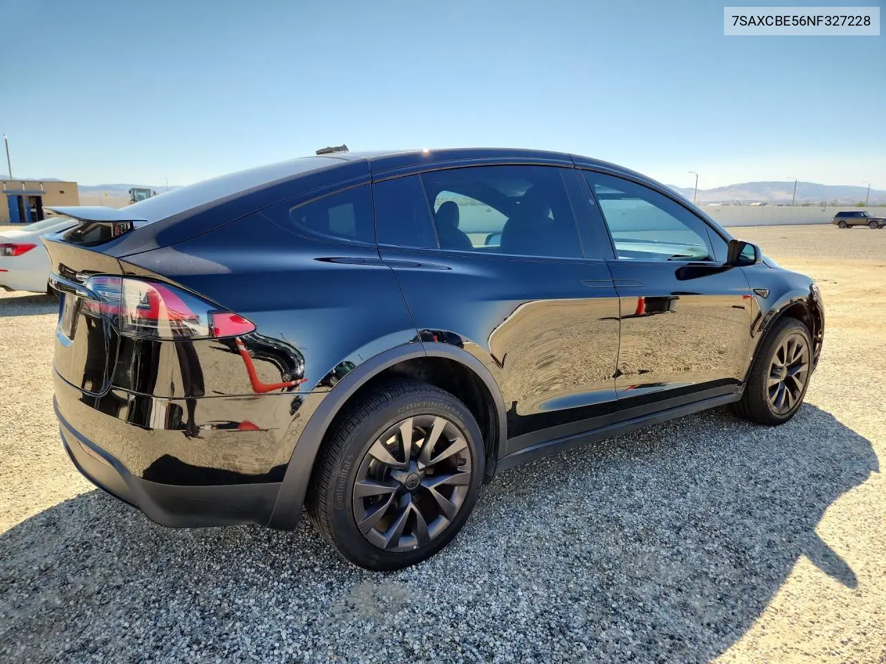 2022 TESLA MODEL X VIN 7SAXCBE56NF327228 — фото 3