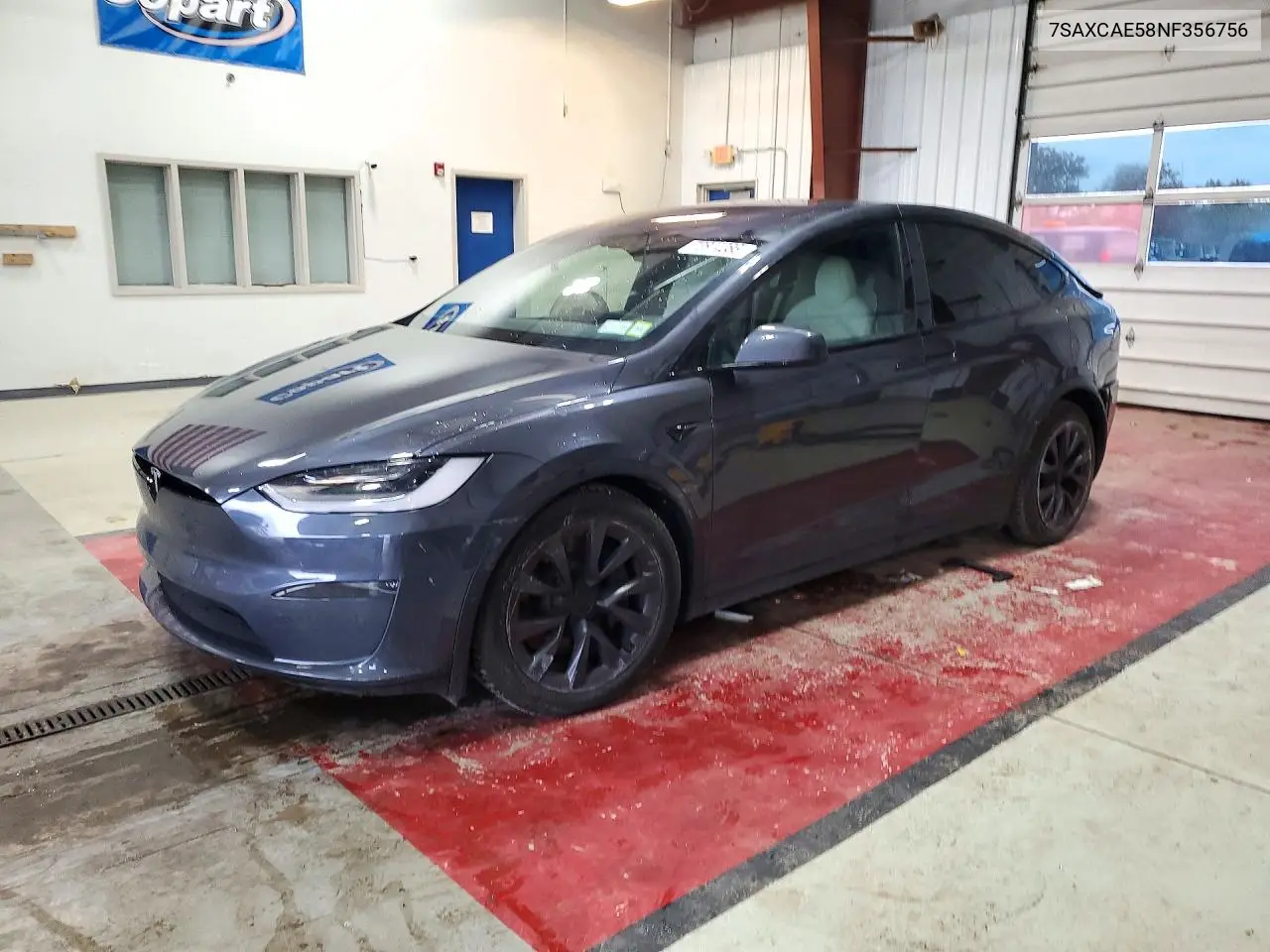 TESLA MODEL X 2022, VIN 7SAXCAE58NF356756