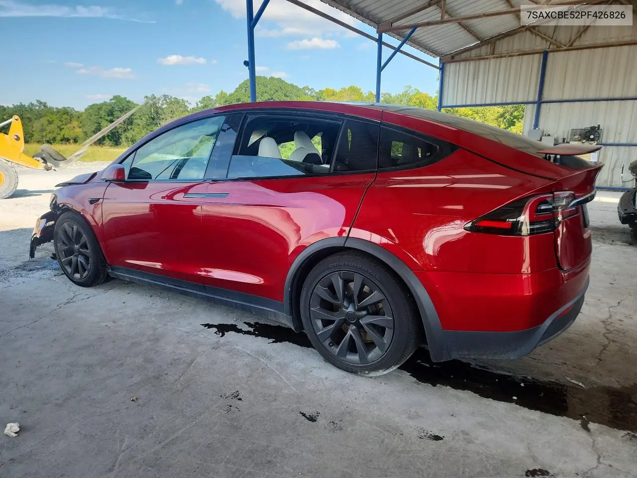 2023 TESLA MODEL X VIN 7SAXCBE52PF426826 — фото 2