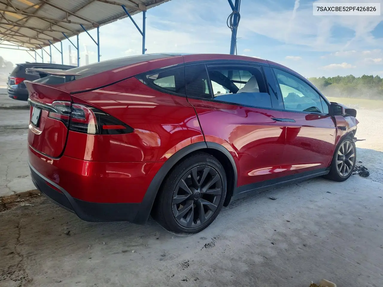 2023 TESLA MODEL X VIN 7SAXCBE52PF426826 — фото 3