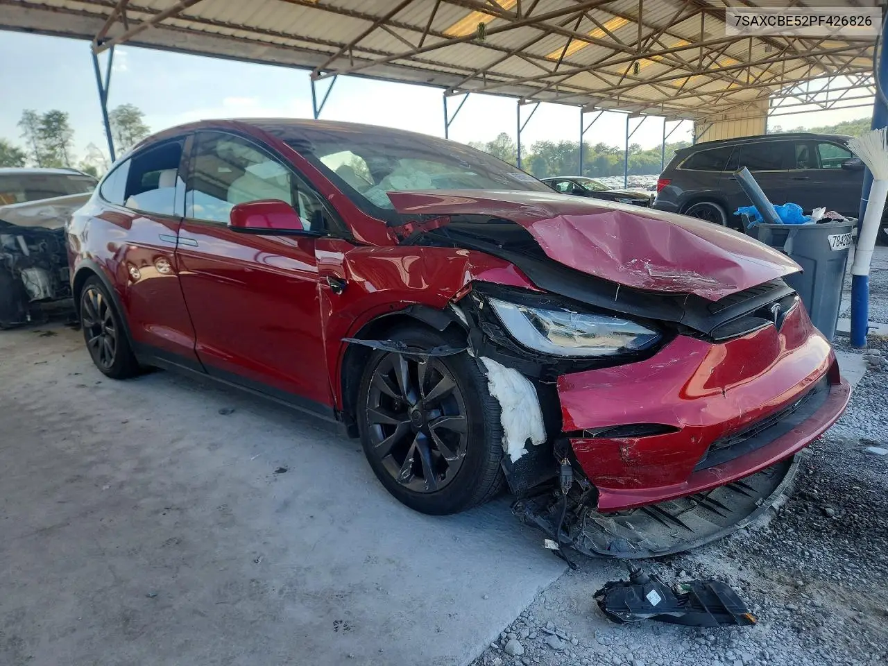 2023 TESLA MODEL X VIN 7SAXCBE52PF426826 — фото 4