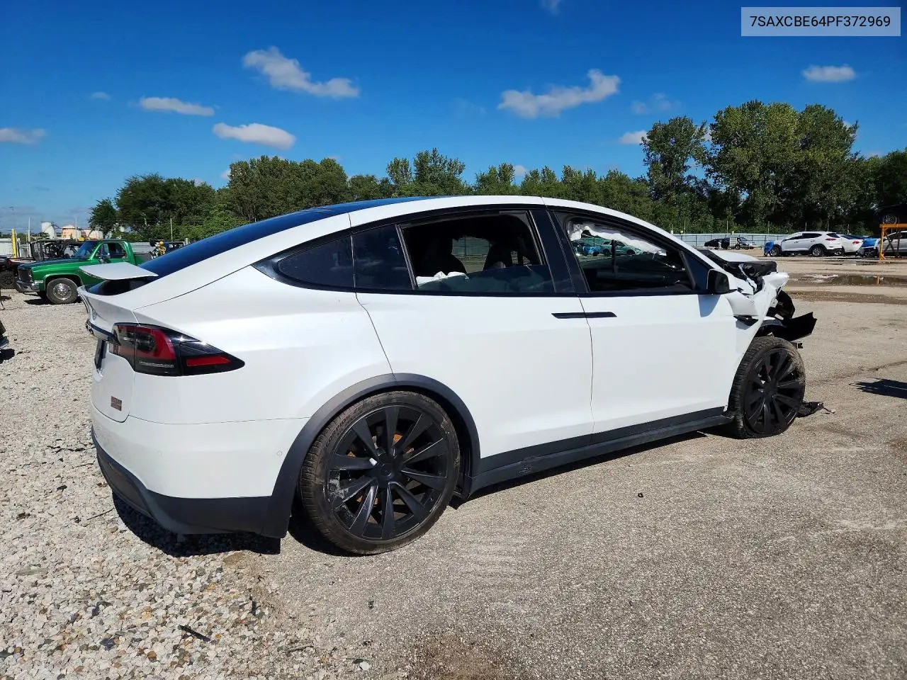 2023 TESLA MODEL X VIN 7SAXCBE64PF372969 — фото 3